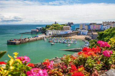 Tenby,Harbour,,Pembrokeshire,,Wales,,Uk