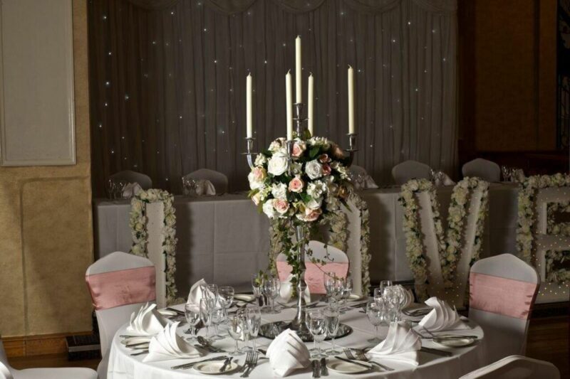 Manor House table to stage view