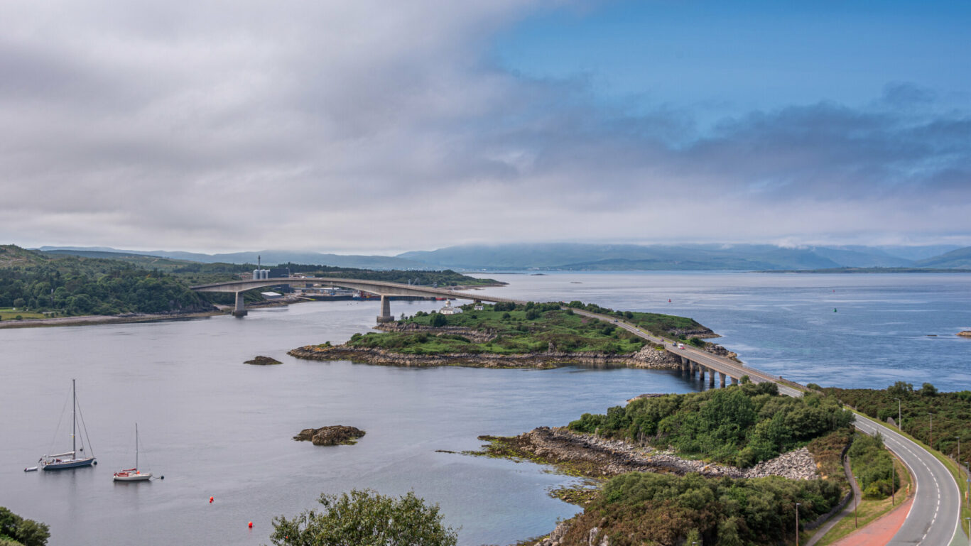 The Skye Road Bridge panorama