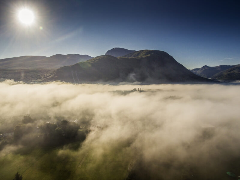 Ben Nevis above the mist