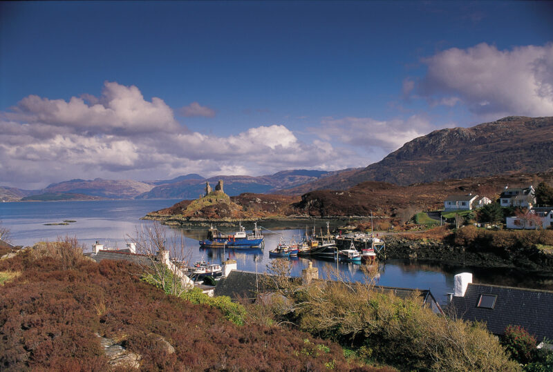 KYLEAKIN HARBOUR, SKYE, INNER HEBRIDES.