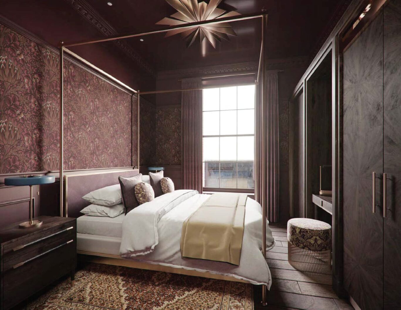 sun-street-hotel-the-kings-arms-hotel-pink bedroom