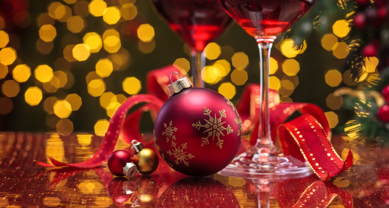 Red wine for holidays.