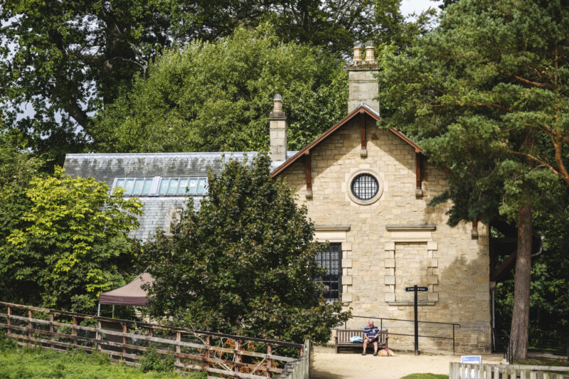 Looking towards the museum