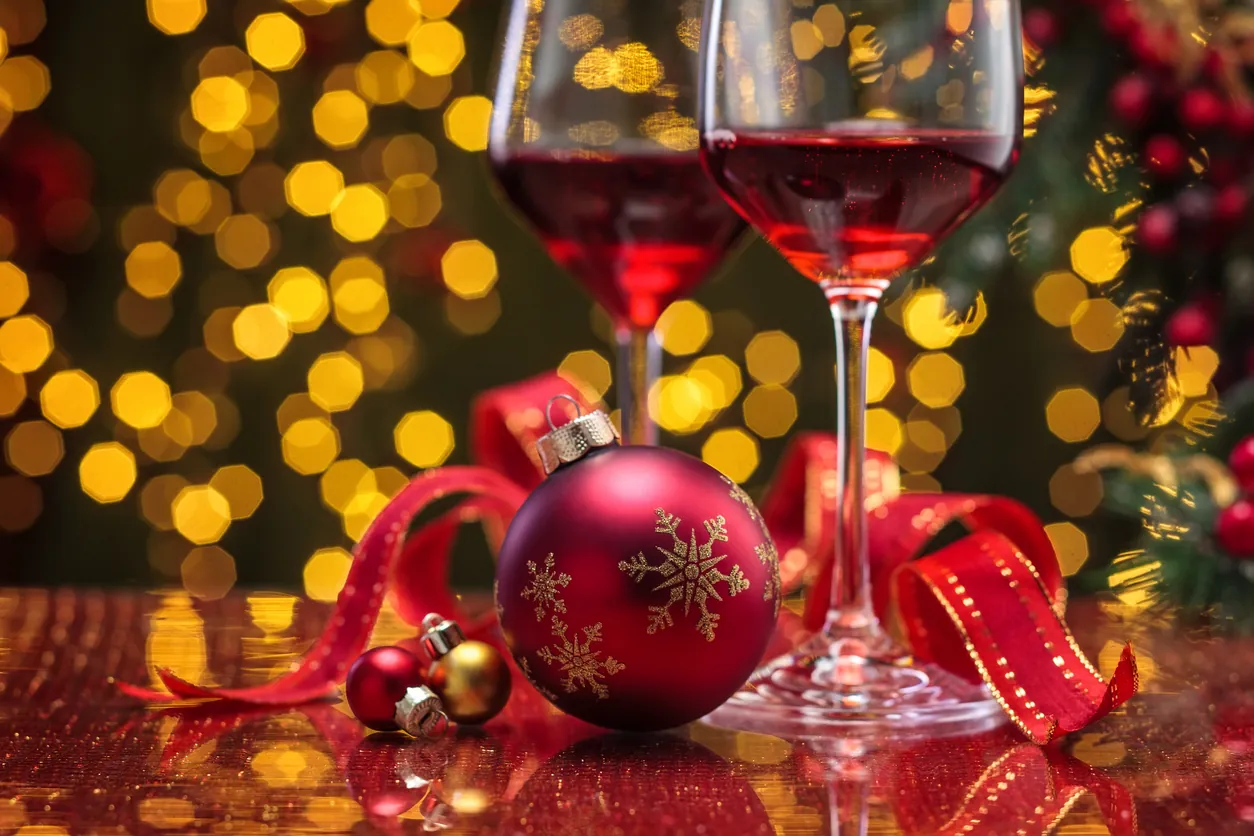 Red wine for holidays.