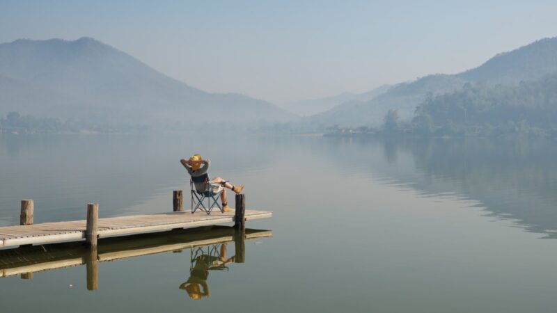 Asia,People,Woman,Enjoy,Sit,Calm,Day,Dream,On,Cozy