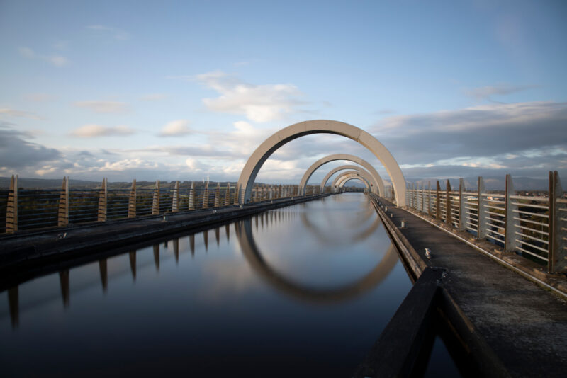 The,Falkirk,Wheel,Autumn,Reflections